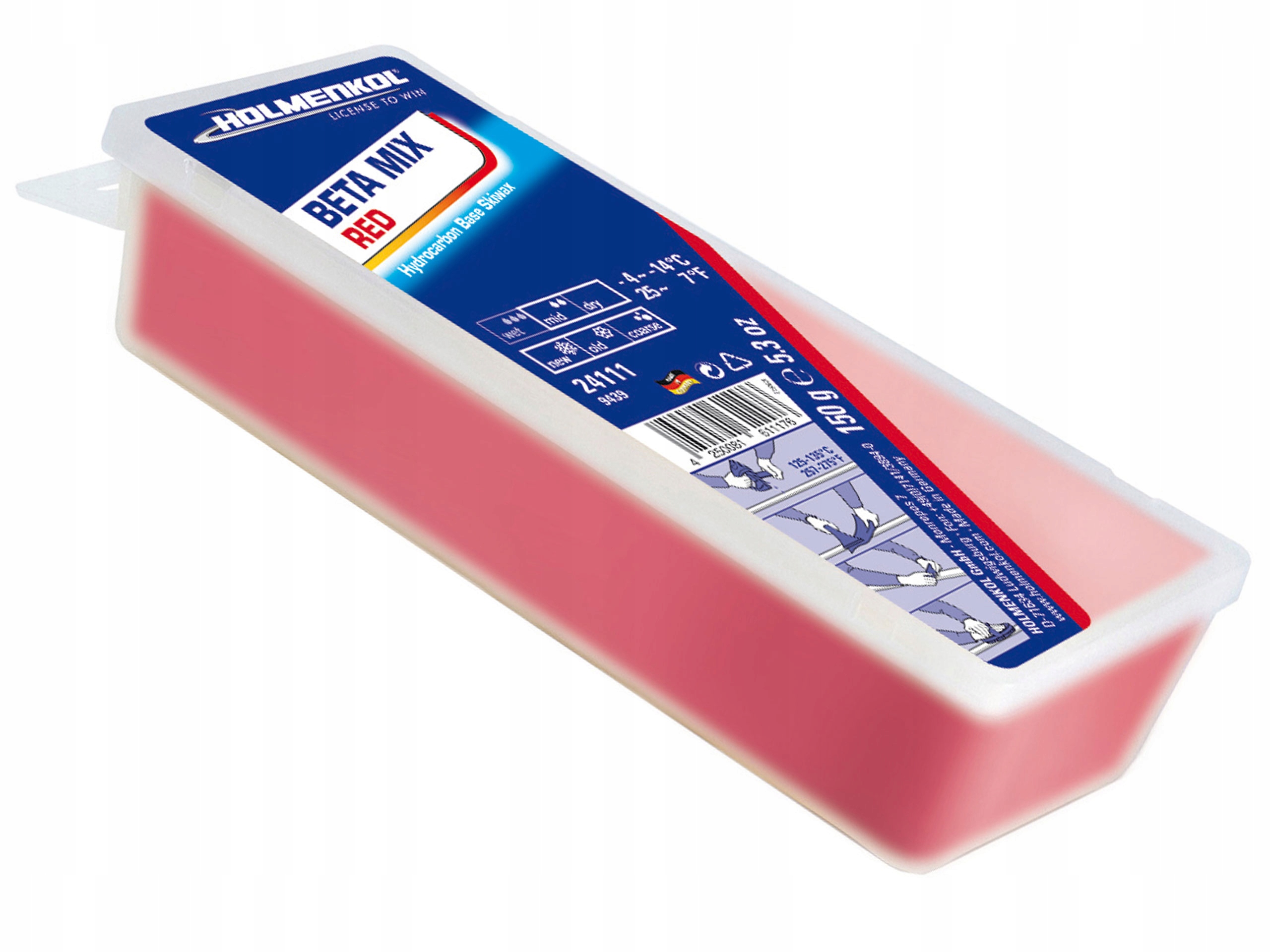 Holmenkol Smar Narciarski BetaMix Czerwony 150g
