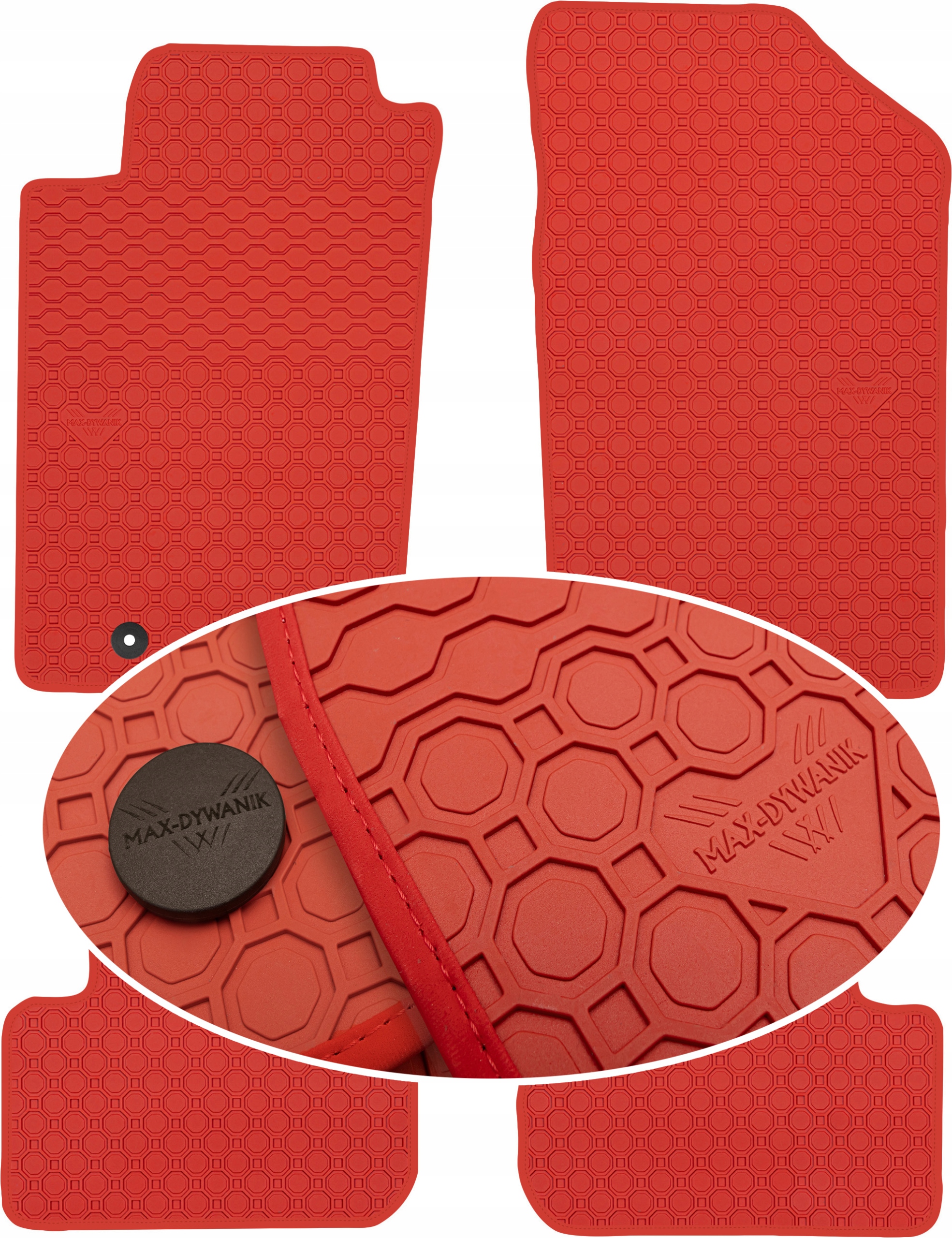 Peugeot 206 1998-2012 Koberce Červené