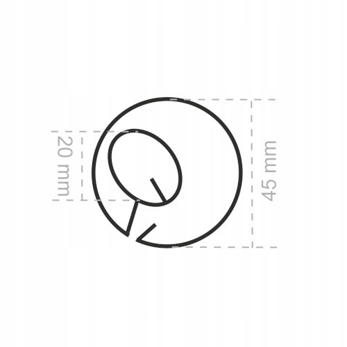 Podstawka cenowa okrągła opakowanie 50 szt. Stan opakowania oryginalne