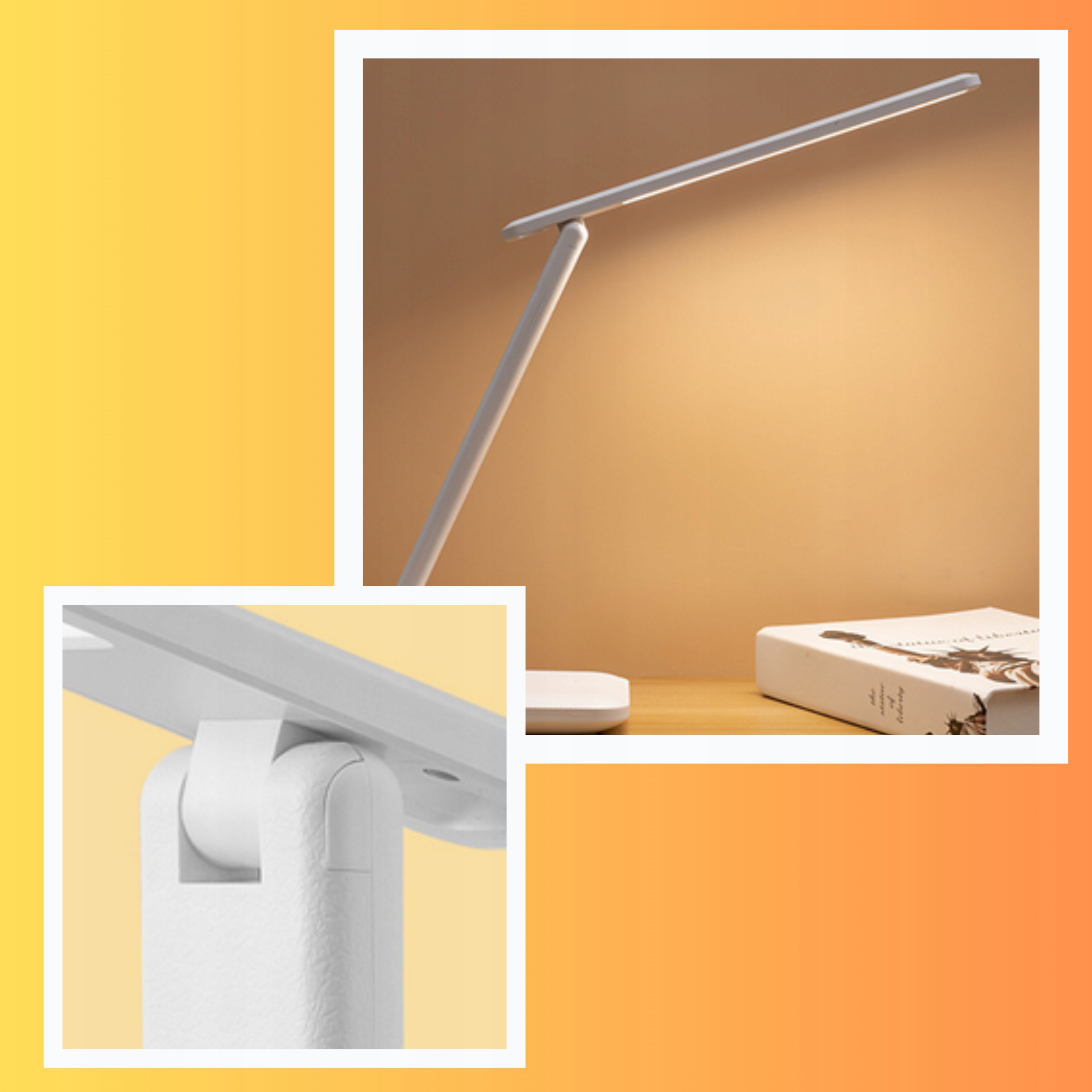 LAMPKA NA BIURKO LED SZKOLNA REGULOWANA KREŚLARSKA Szerokość produktu 12 cm