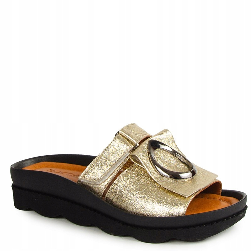 Boccato 031.1073 Zlaté Kožené Nazouváky S Ozdobou 37