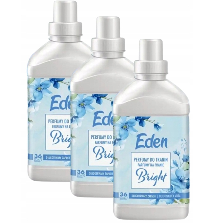 3 x Parfém na tkaniny tekutý Eden Bright 3x720 ml