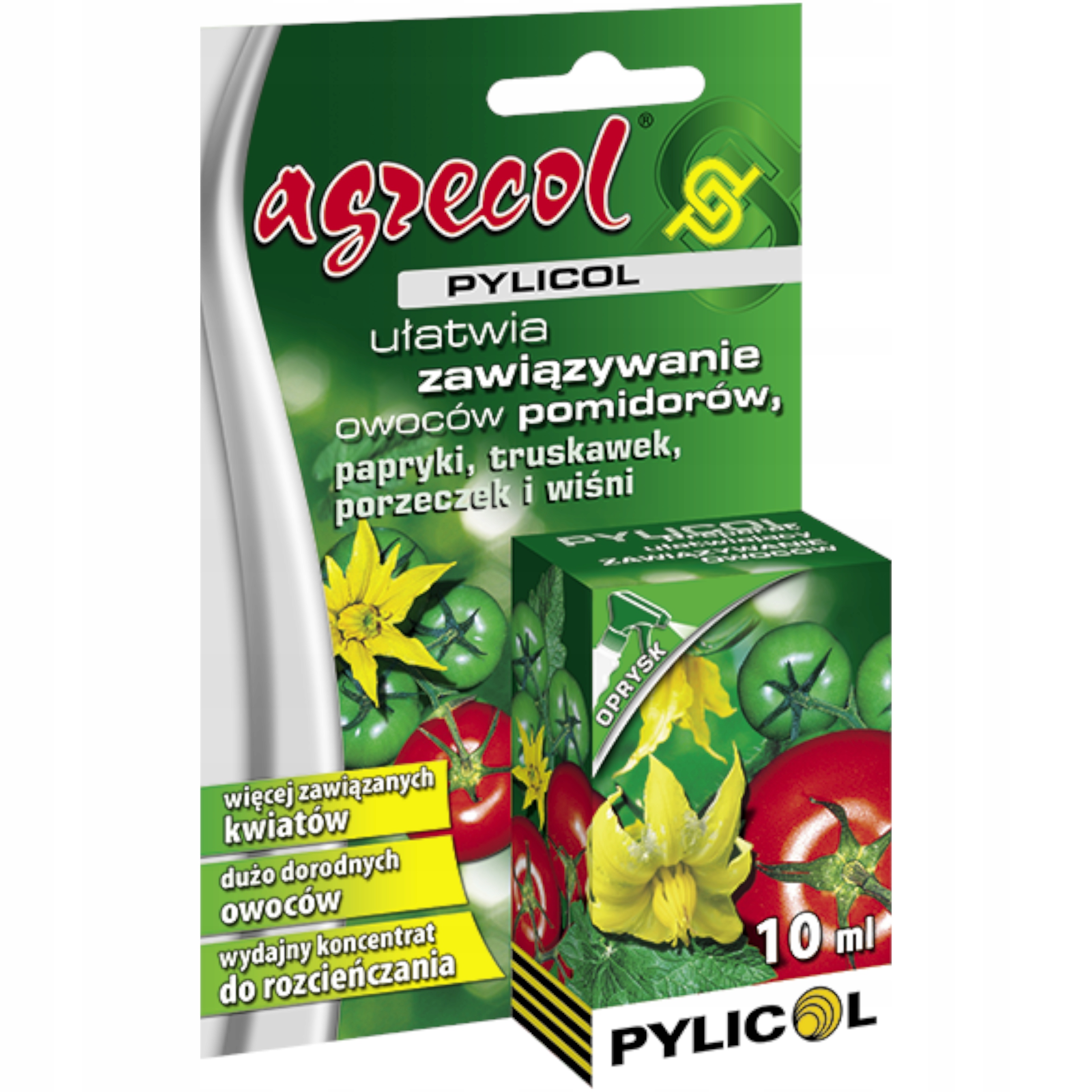 PYLICOL OPRYSK ZAPYLACZ UŁATWIA ZAWIĄZYWANIE OWOCÓW POMIDORÓW PAPRYKI WIŚNI
