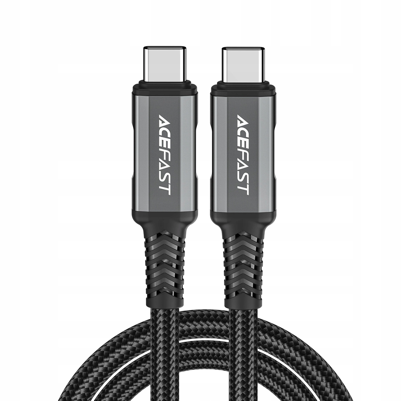 Kabel Acefast C1-09 Usb-c Usb-c USB4 PD3.1 5A 1 m šedo-černý