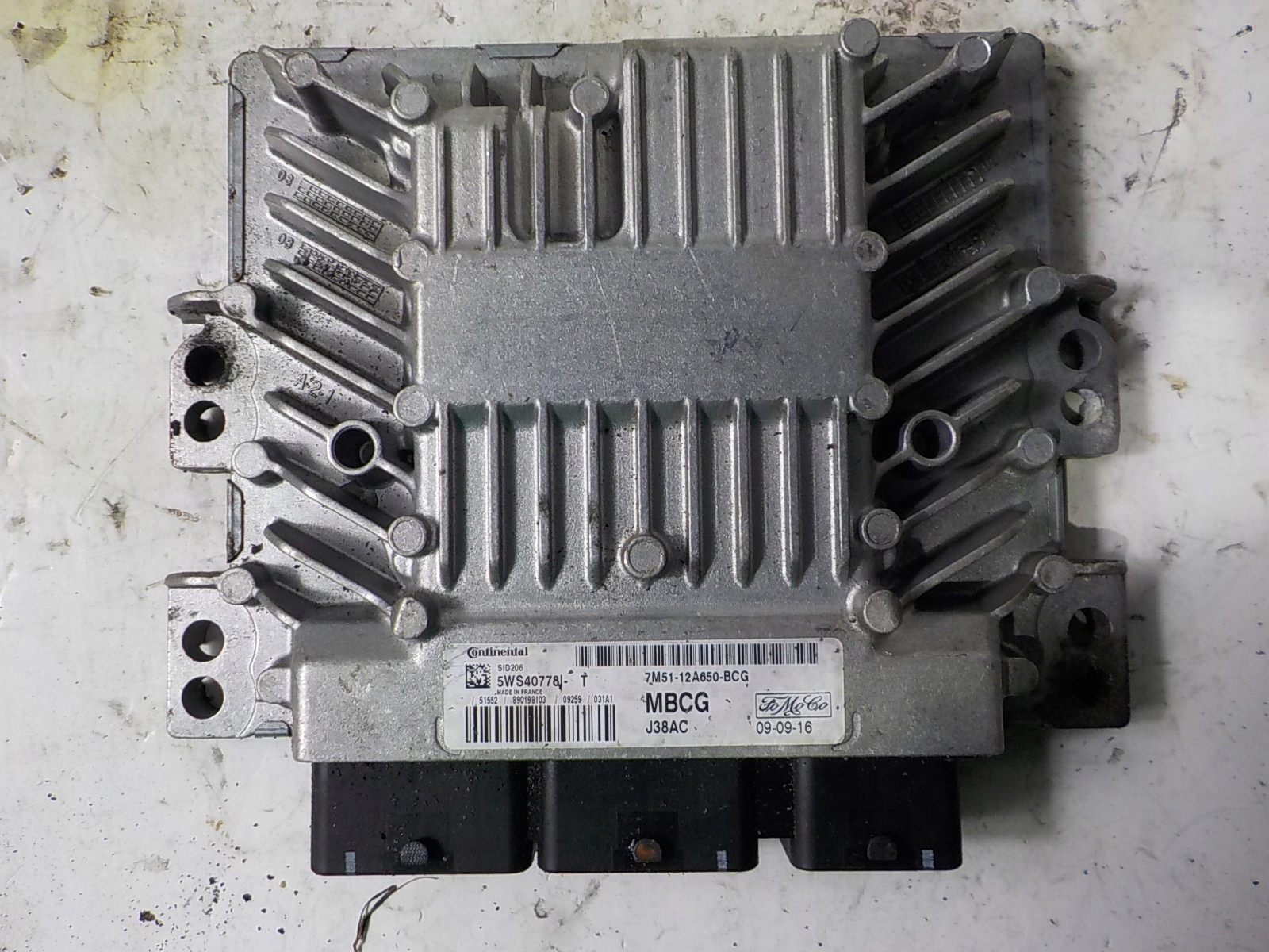 FORD Computer Bedienteil 7M51-12A650-BCG 5WS40778I-T MBCG