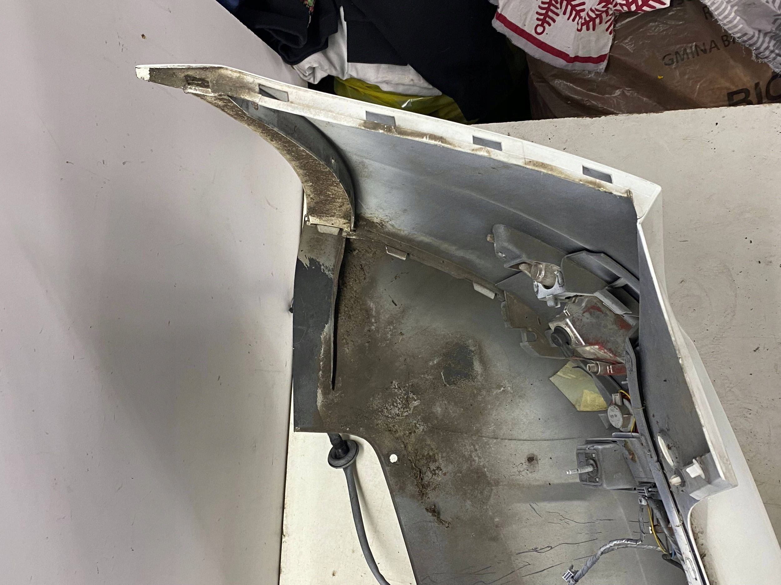 bumper rear part rear AUDI Q5 8R before lift colour LY9C