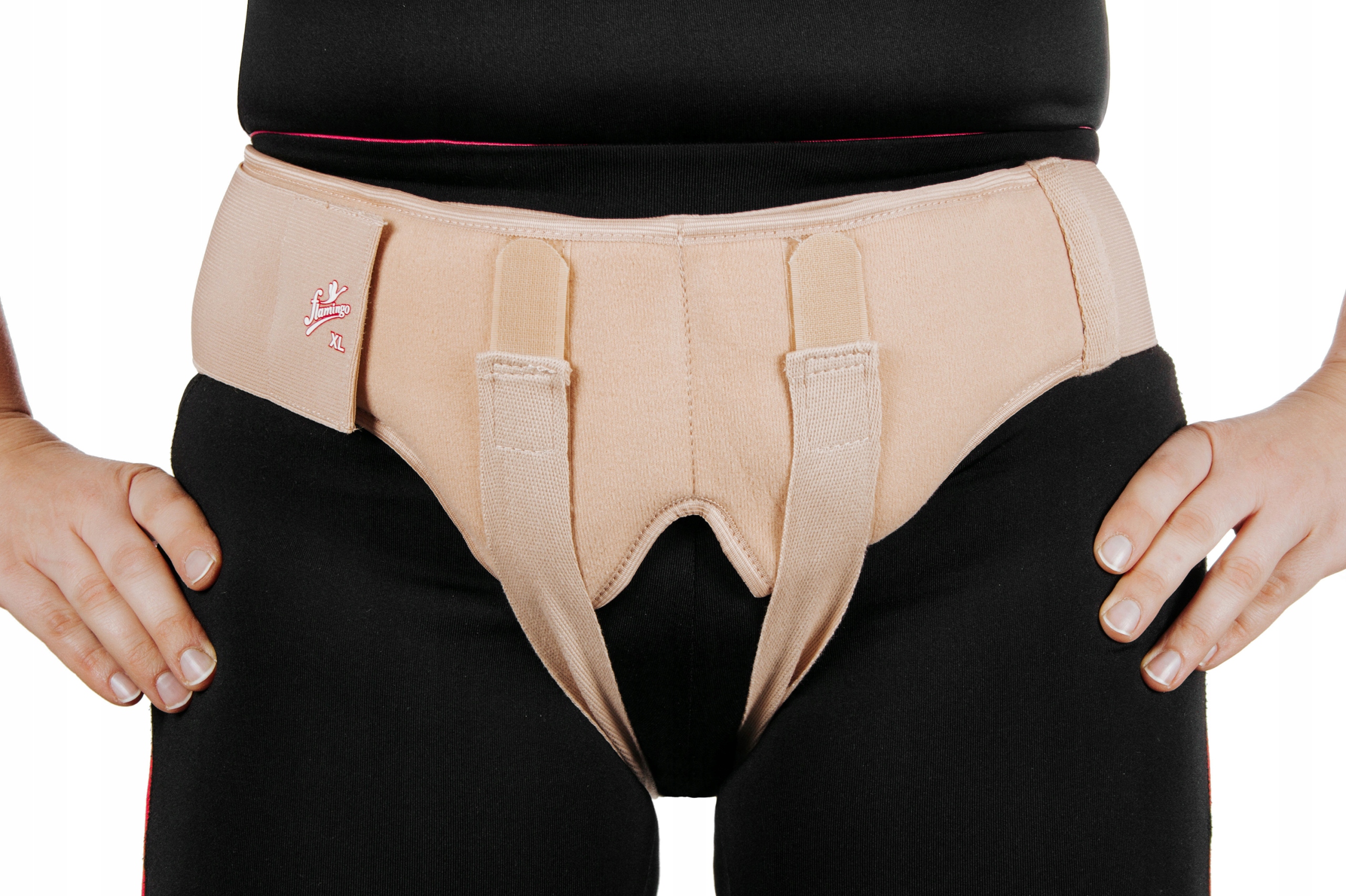 

Pas przepuklinowy obustronny z pelotami