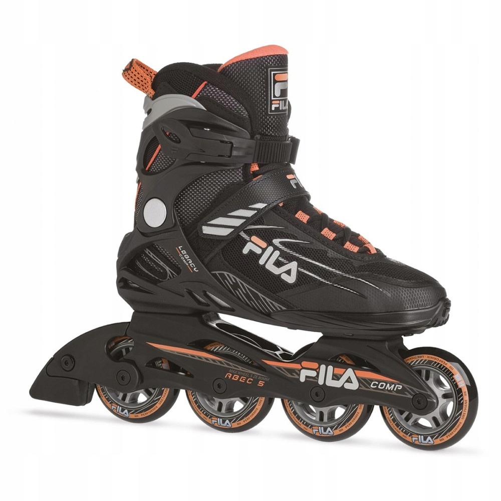 Fila Rolki Fila Legacy Comp Lady Black/Salmon, rozmiar 38.5 (5.5), 4 kółka, 80mm
