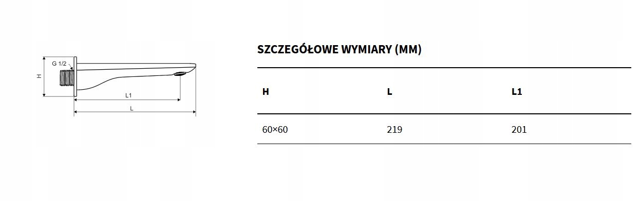 EXCELLENT KERIA WYLEWKA WANNOWA, CZARNY MAT Typ wannowa