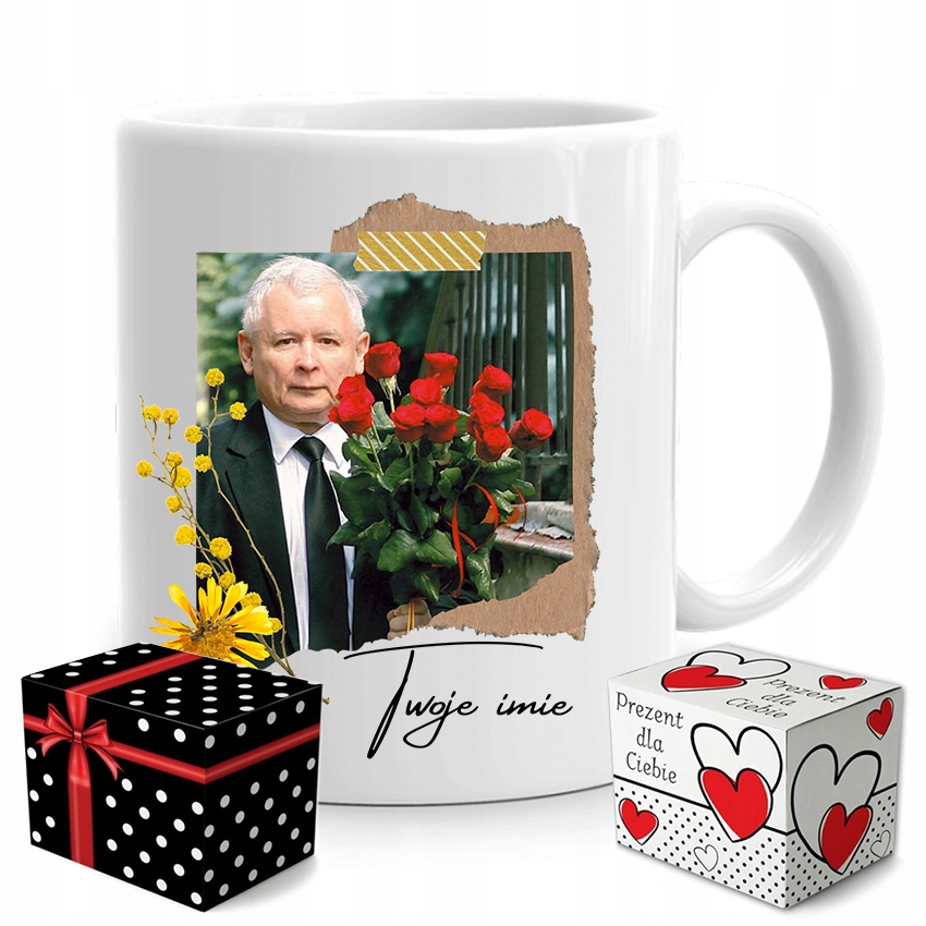 

Kubek Prezesa Pis Jarosław Kaczyński Pudełko Imię