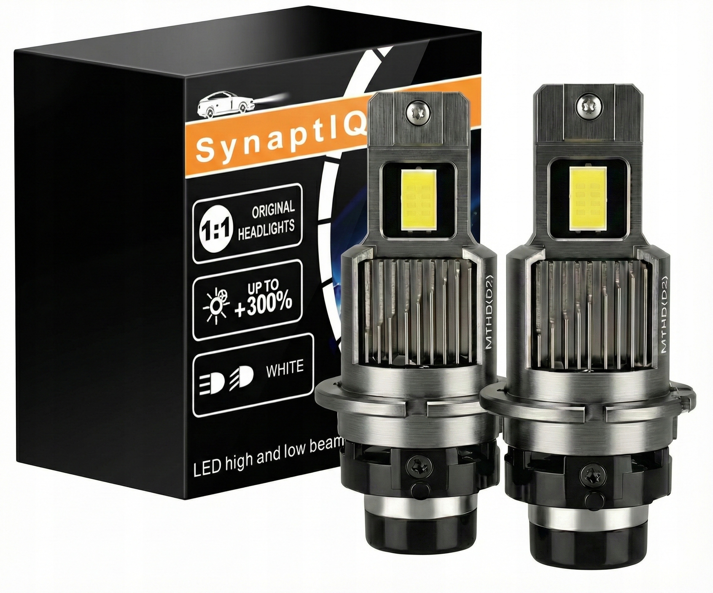 2x žiarovka Plug&Play Led D2S D2R Silná 16000LM Bez chýb Canbus Chladenie