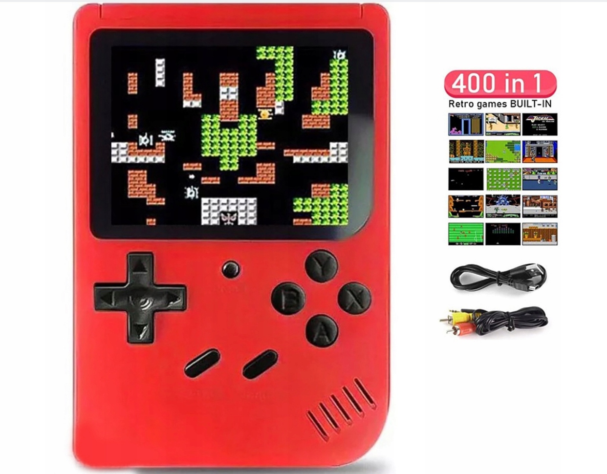 MINI PRZENOŚNA KONSOLA RETRO GRA 400 W 1 GAMEBOY SUPER CENA EAN (GTIN) 69051568461843