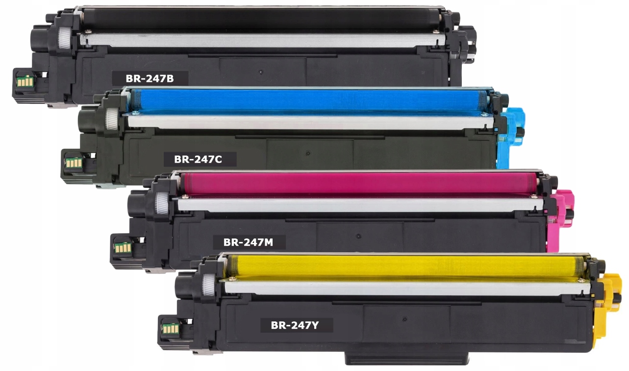 4x Toner TN-247 / TN-243 XL do Brother L3210 L3270 L3510 L3550 L3730 L3770