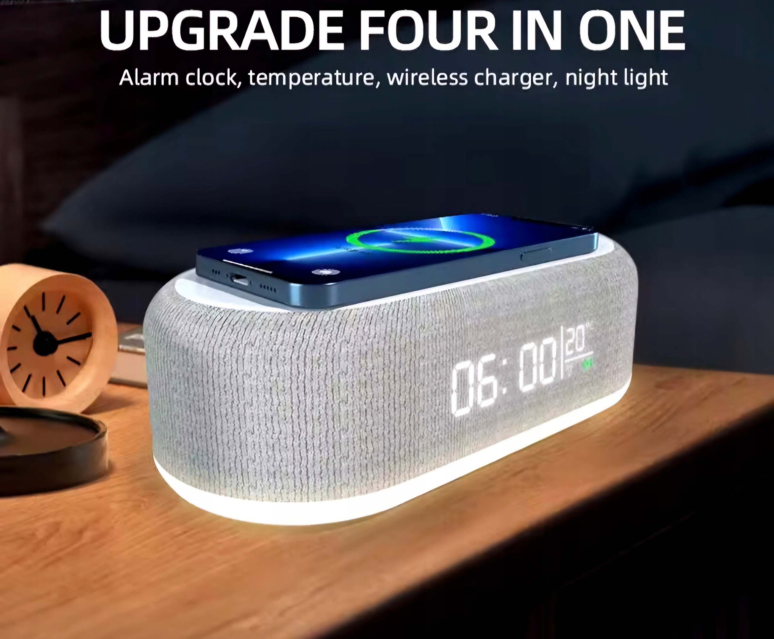 Ładowarka indukcyjna Ładowarka 15W szary