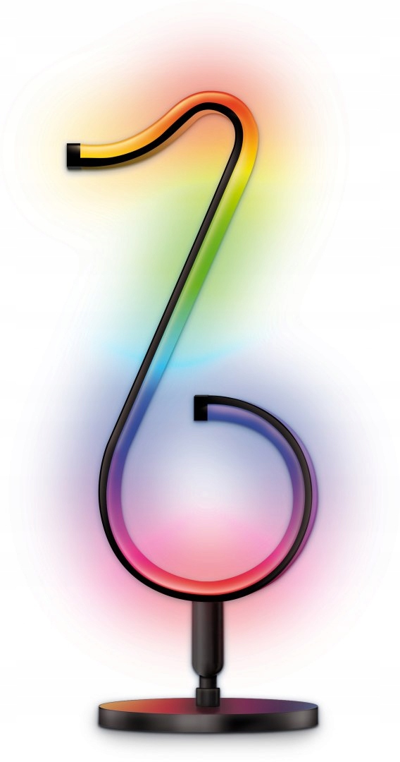 Lampka biurkowa ActiveJet Aje-melody Rgb czarny, wielokolorowy moc do 8 W
