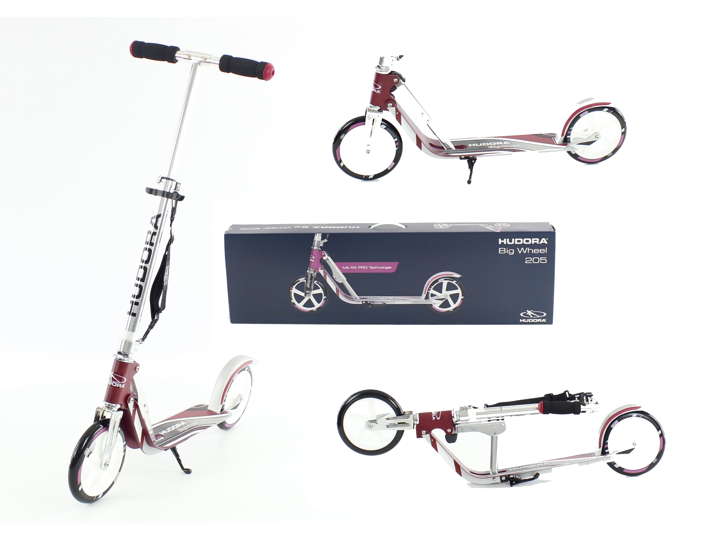 Hulajnoga Hudora Big Wheel 205mm100kg Niemecka XXL