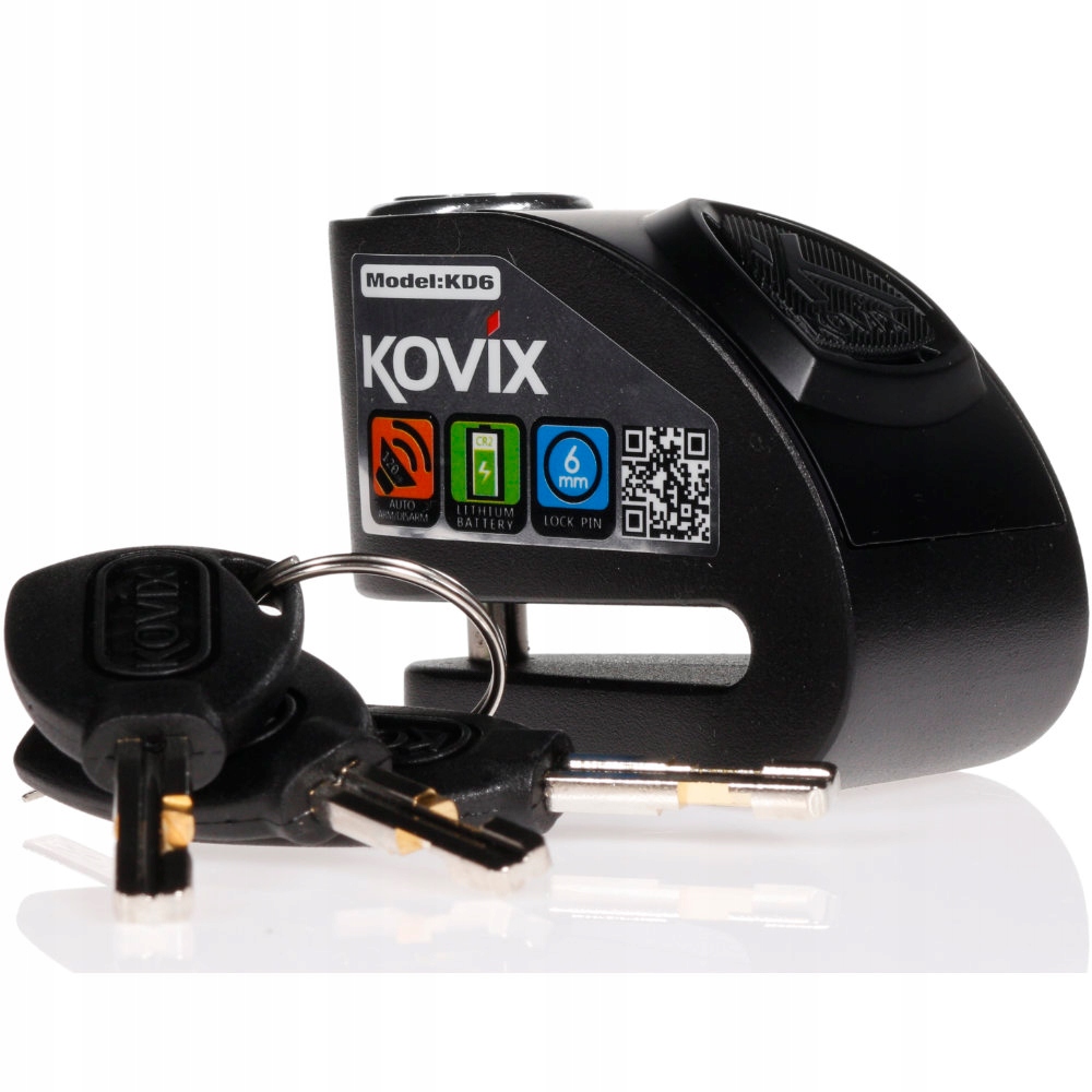 Kovix KD6 Blokada Tarczy Hamulcowej alarm 120dB