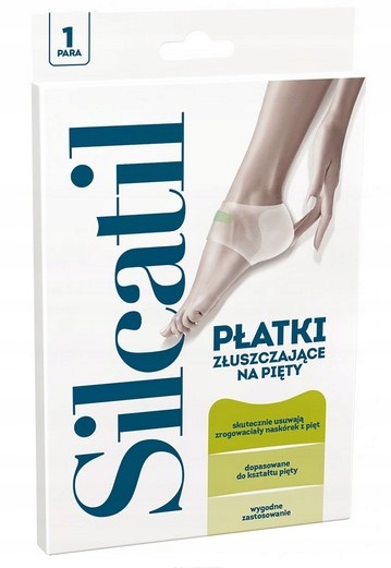 

Silcatil Płatki Złuszczające Na Pięty 1 Para