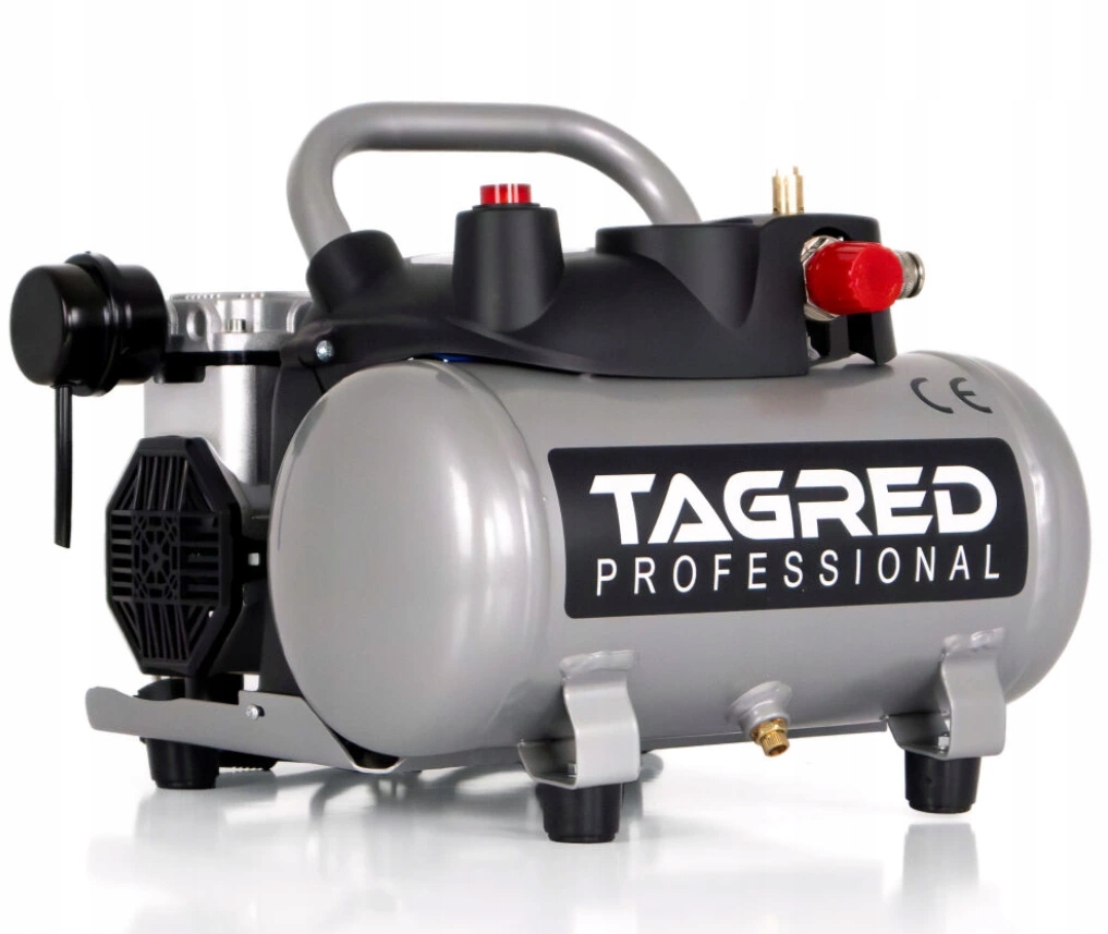 Tagred TA380, Bezolejový dvojpiestový kompresor 6L 1100W 230V 8 bar158 l/min