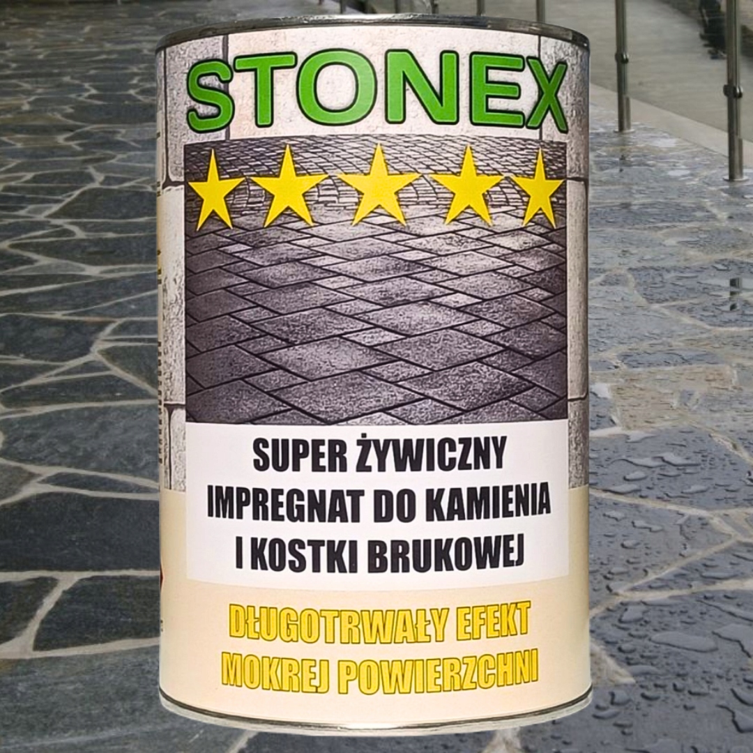 Impregnat do Kostki Brukowej Kamienia Mokry Efekt 10L