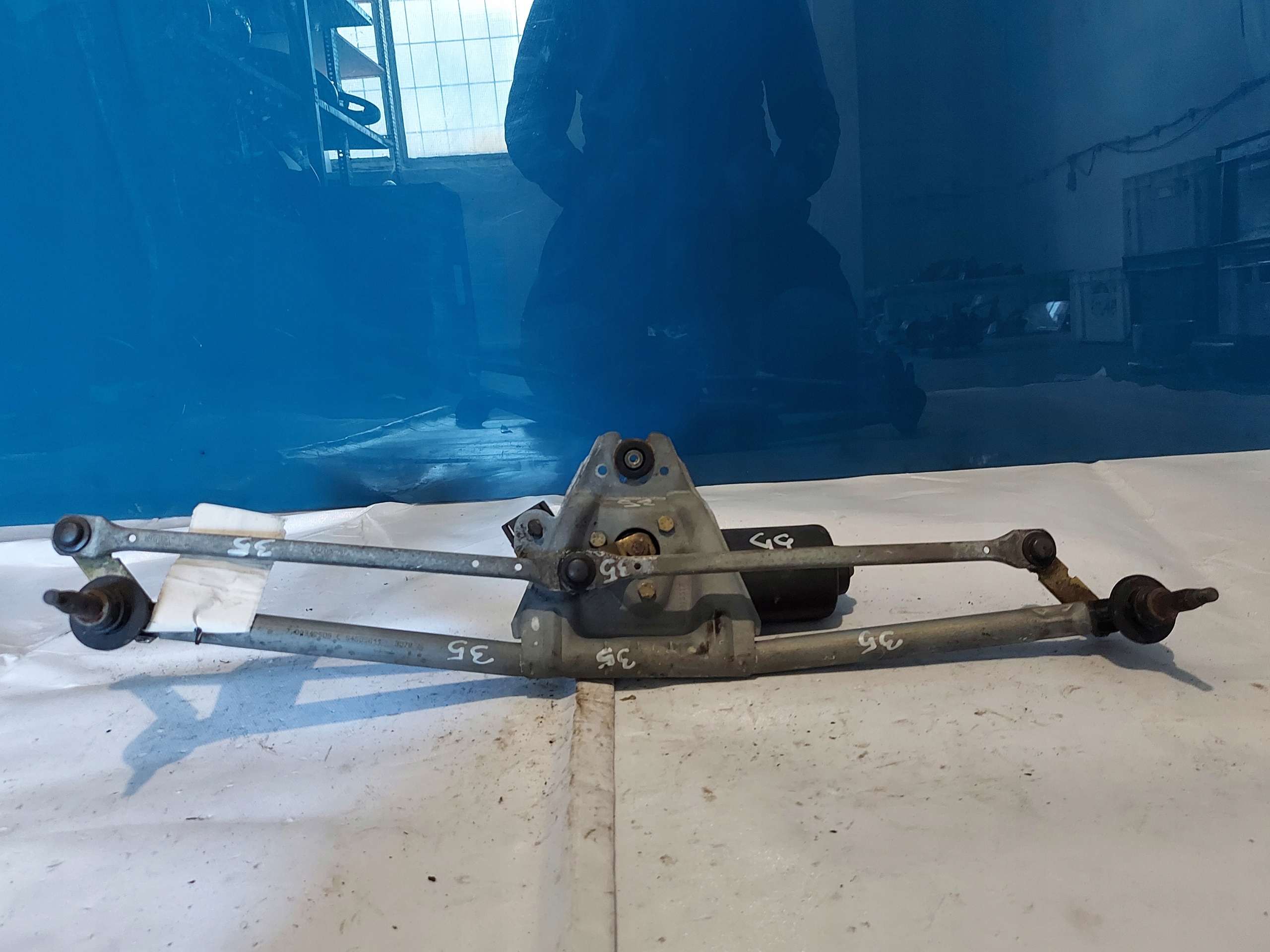 wiper mechanism KANGOO 2001 R 54115517 front