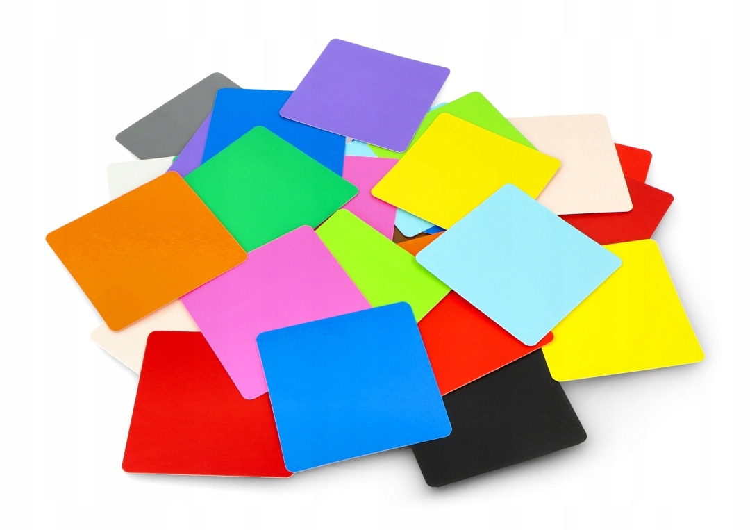 Kolorowe kartoniki do maty do kodowania - 1000szt. Rodzaj do programowania i kodowania