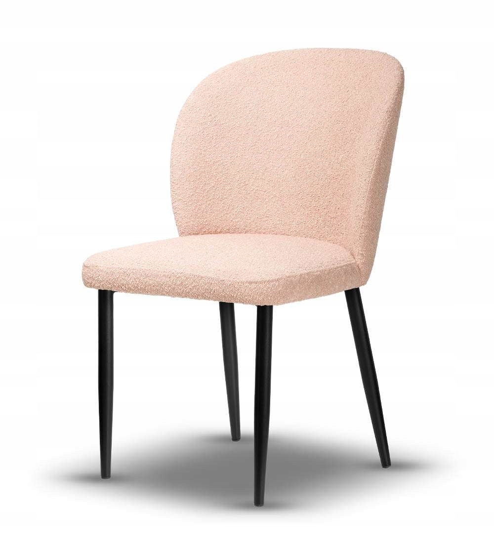 krzesło do salonu RIO tkanina boucle Rodzaj nóg Proste