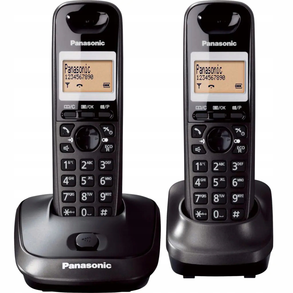 Telefon Dect Panasonic Kx-tg 2512 2511 2 Słuchawki