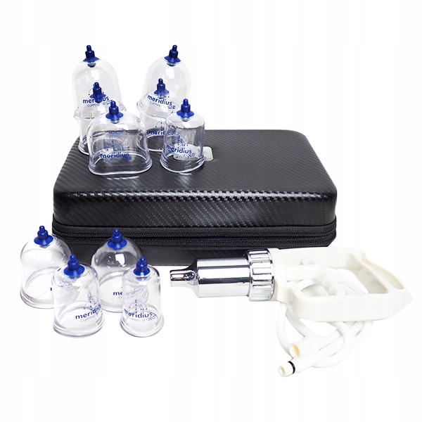 Bańki Bezogniowe Próżniowe Meridius Walizka 10 Szt