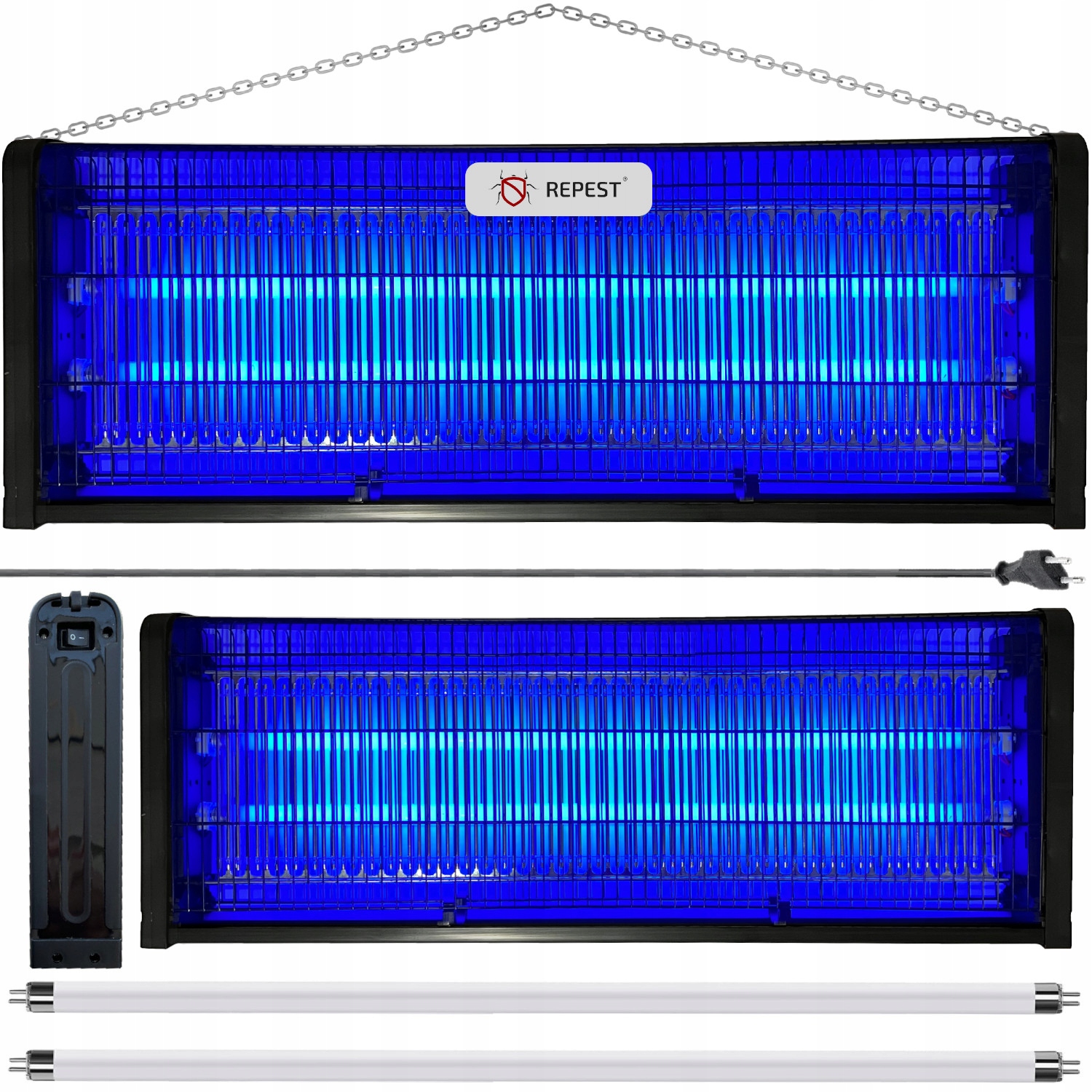 Lampa Owadobójcza Uv na komary muchy owady itp. Duża Mocna Bardzo Skuteczna