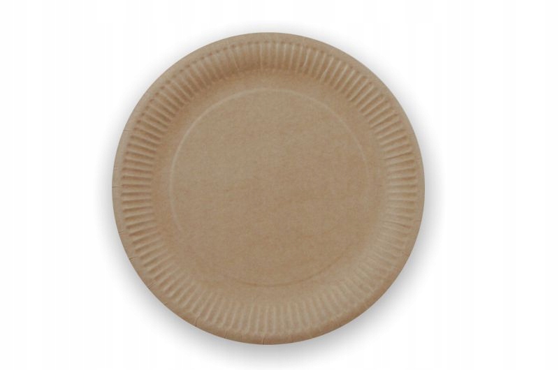 

Eko talerz papierowy brązowy Kraft 23cm 50 szt