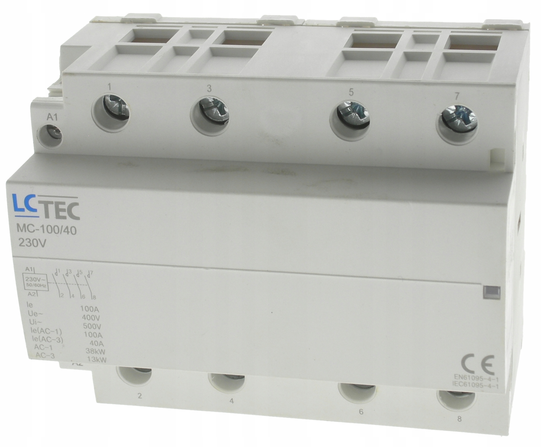 LC stycznik modułowy 4P 6M 100A 230V AC 4NO