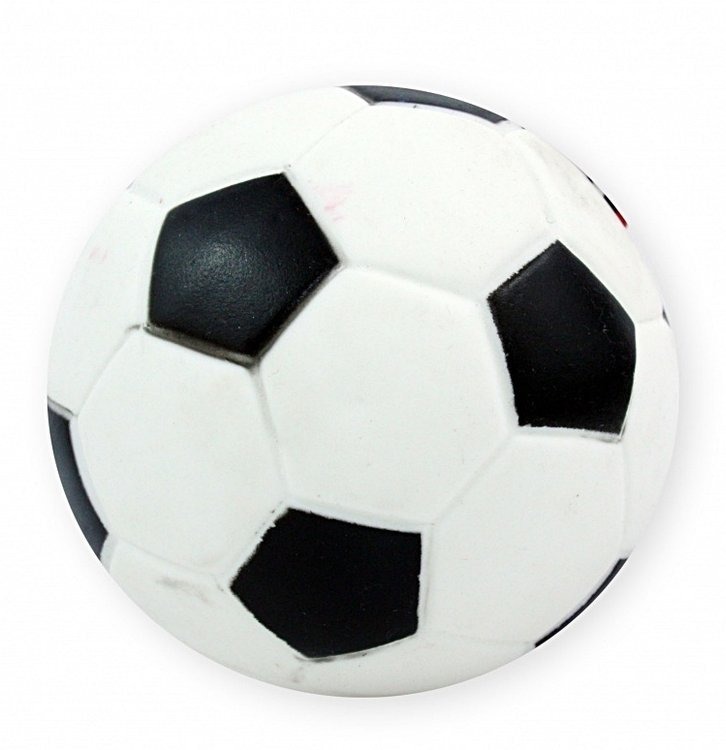 

Piłka futbolowa zabawka piszcząca dla psa 10 cm