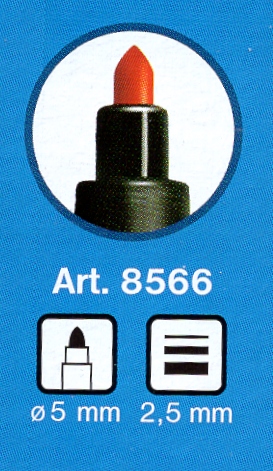 Marker pisak PERMANENTNY Centropen ZIELONY 2,5mm EAN (GTIN) 8595013615515