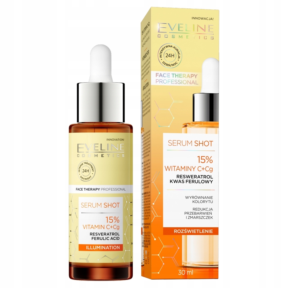 

Eveline Serum Shot 15% witaminy C+Cg 30ml