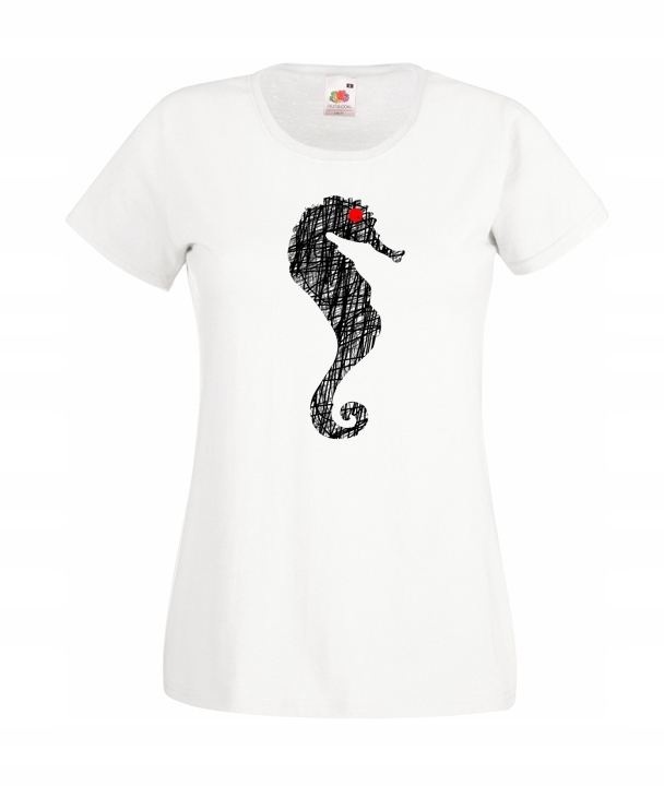 

Xs Koszulka Damska Konik Morski Koń Seahorse Ryba