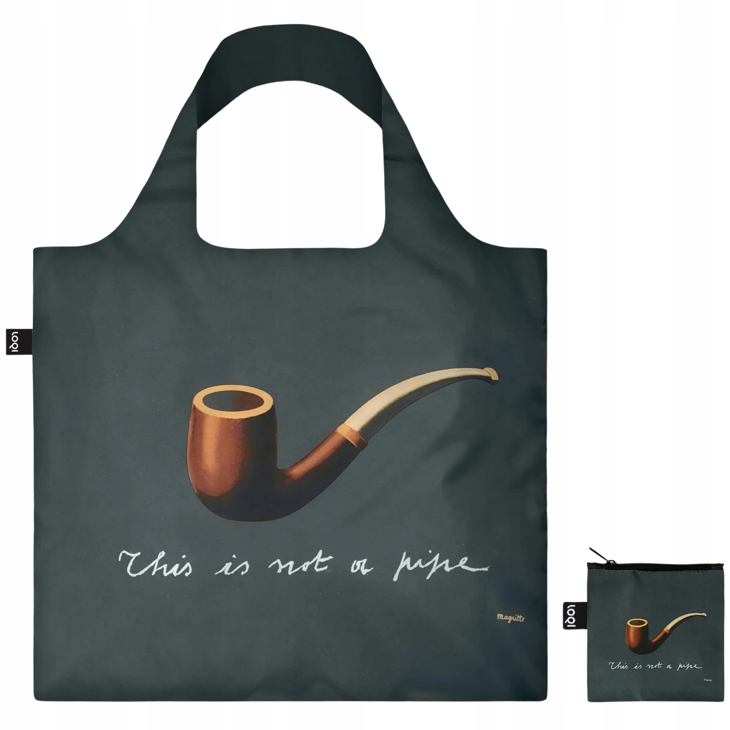 Příruční taška Loqi René Magritte – The Treachery of Images Ekologická