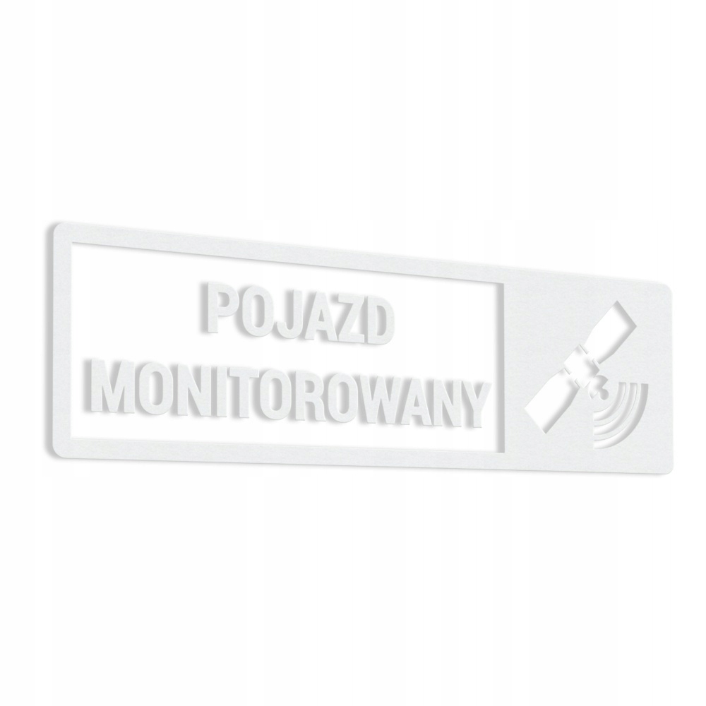 

Naklejka Pojazd Monitorowany 4.5x15
