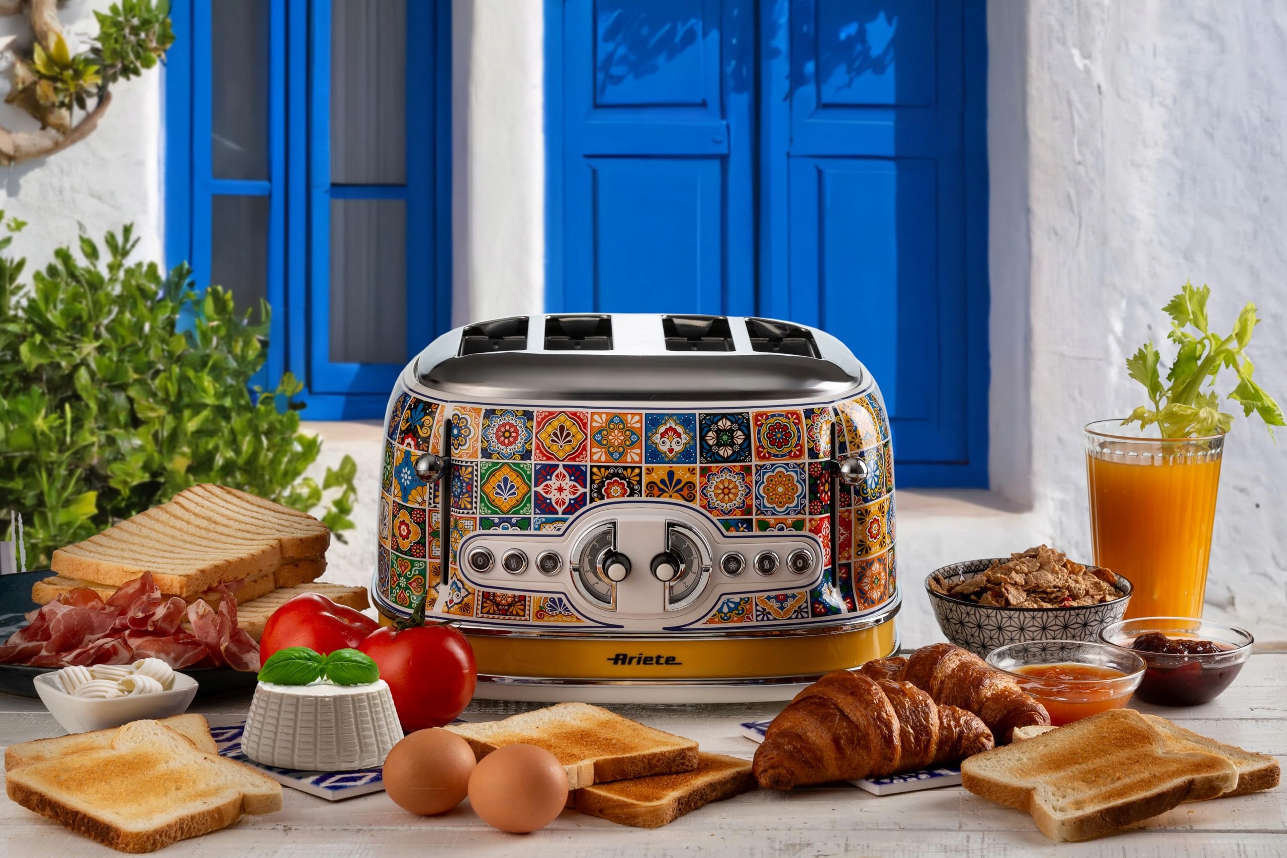 ARIETE Toster 156 Positano 4 Kromki 6 Stopni Opiekania 1630W — miniatura 4