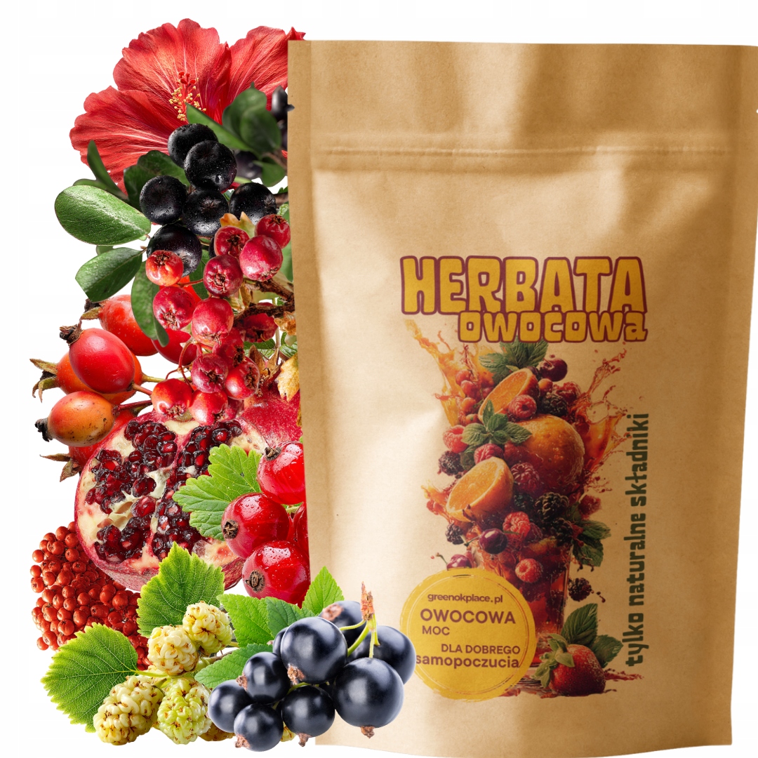 Herbata owocowa Porzeczkowe Orzeźwienie 1000g porzeczka napar kompot Jakość
