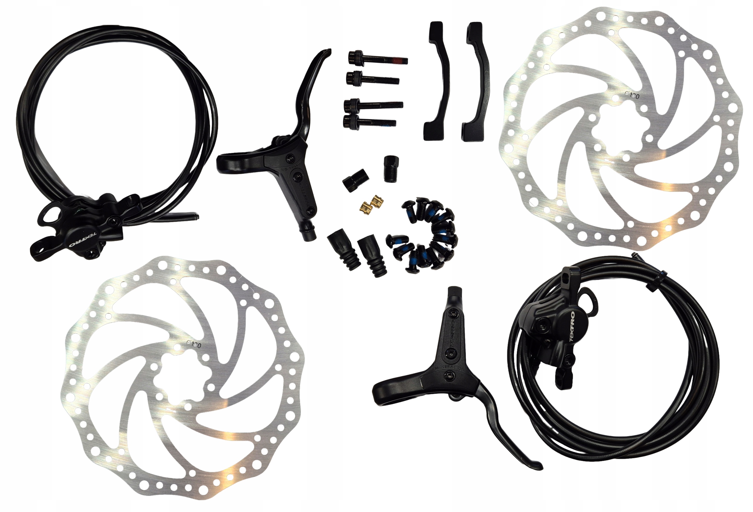 Hamulec hydrauliczny Tektro HD-M275 Komplet z tarczami 180mm