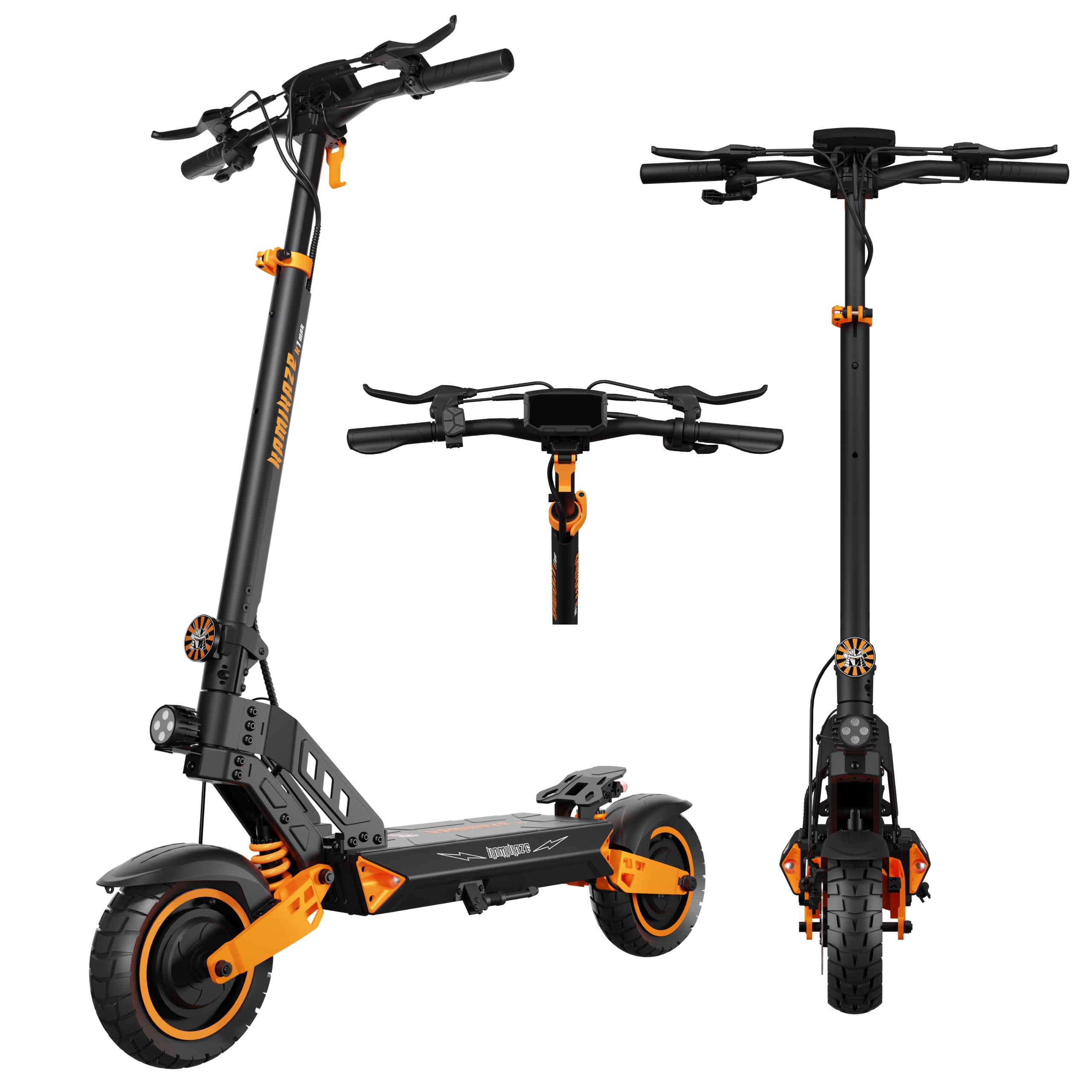 Elektrické vozidlo Kamikaze K1 Max Dvojitý pohon 2x1000W, 52V, dojezd 80 km