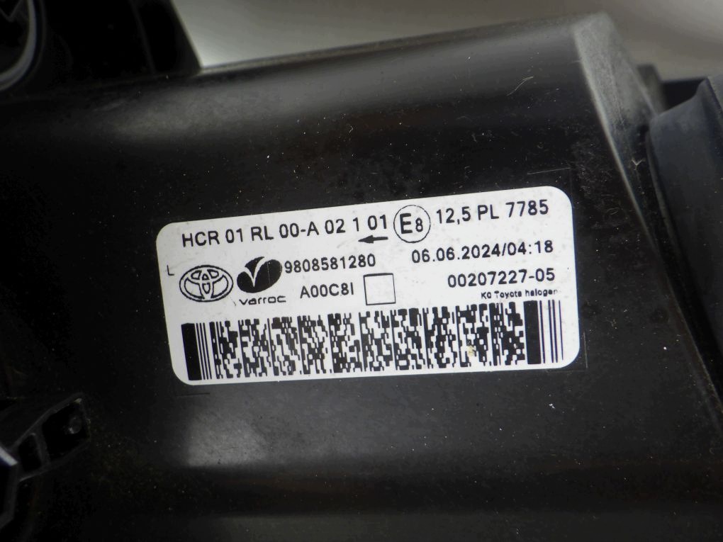 TOYOTA PROACE II 2 2016- 9808581280 light front left