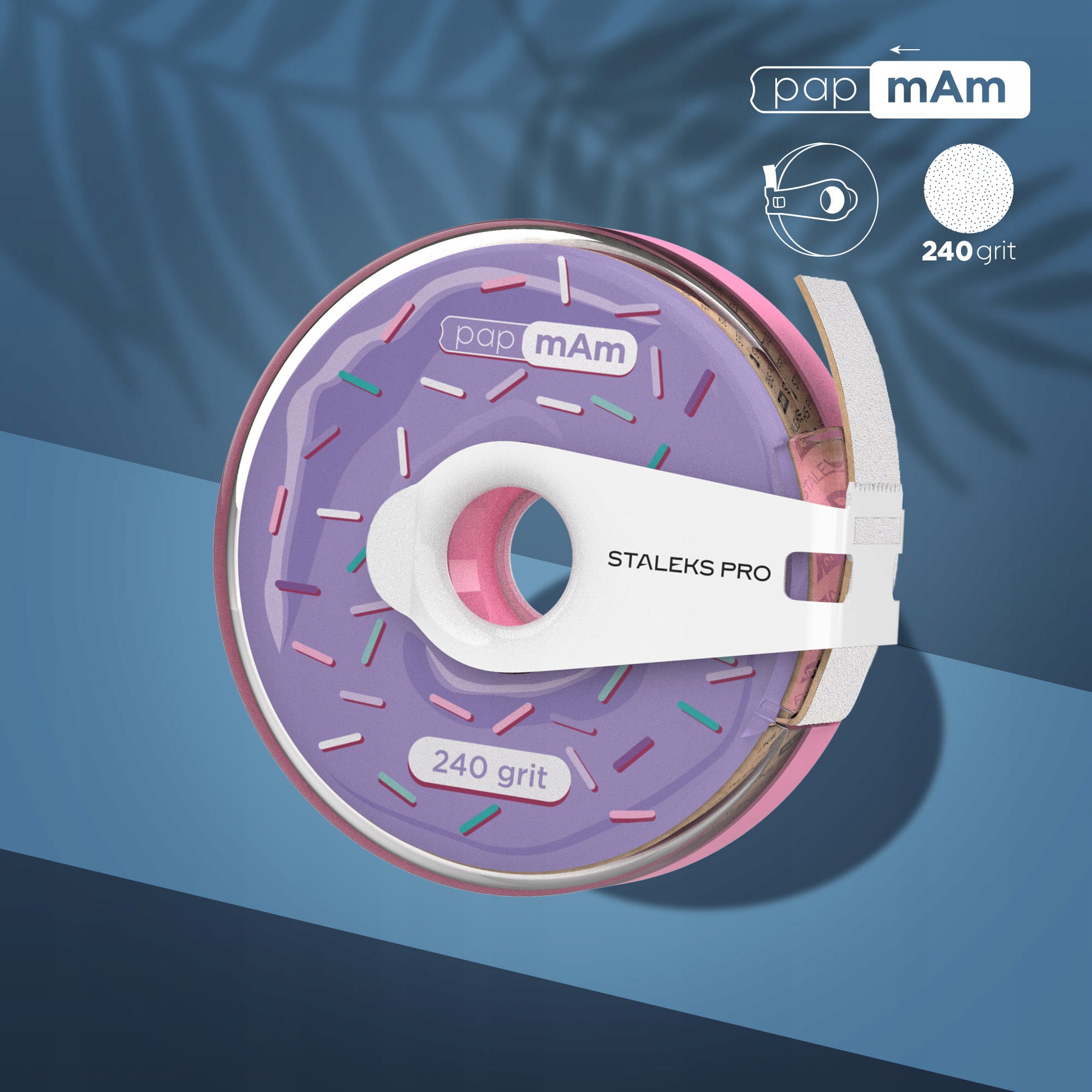 STALEKS PRO PILNIK DO PAZNOKCI W ROLCE ATC-240W 6M Materiał papierowy