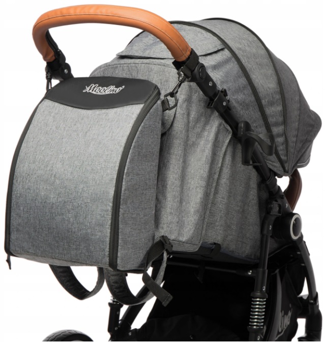 Torba do wózka plecak organizer Moolino + zaczepy Marka Moolino