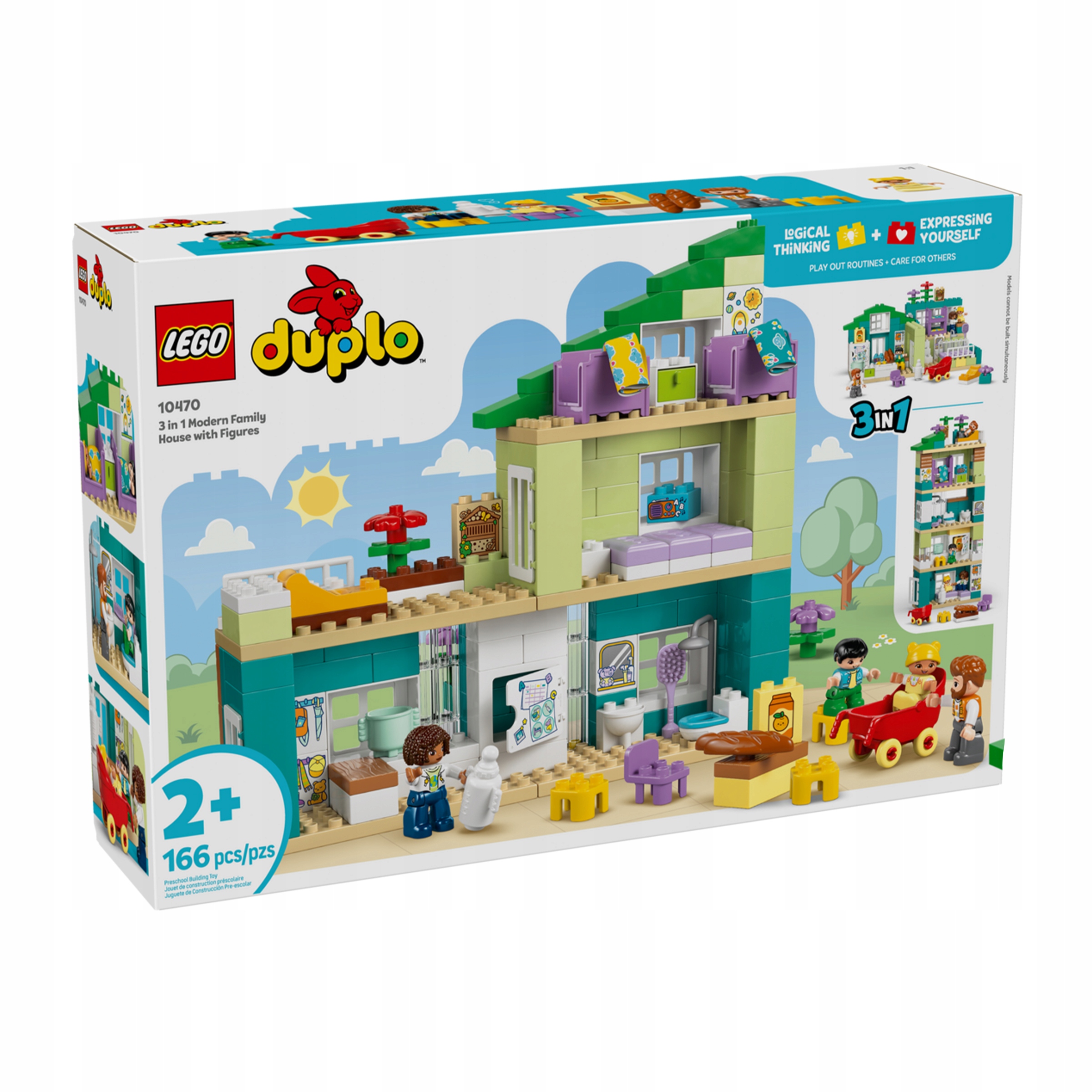Lego Duplo 10470 Moderní rodinný dům 3v1 s figurkami