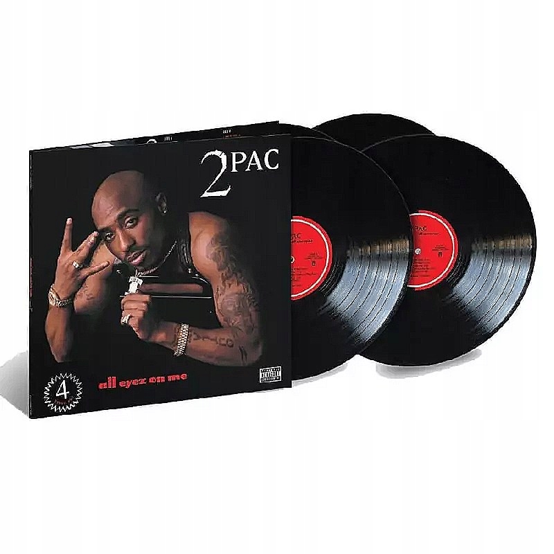 4LP 2Pac: All Eyez On Me Gatefold Black Vinyl Reissue