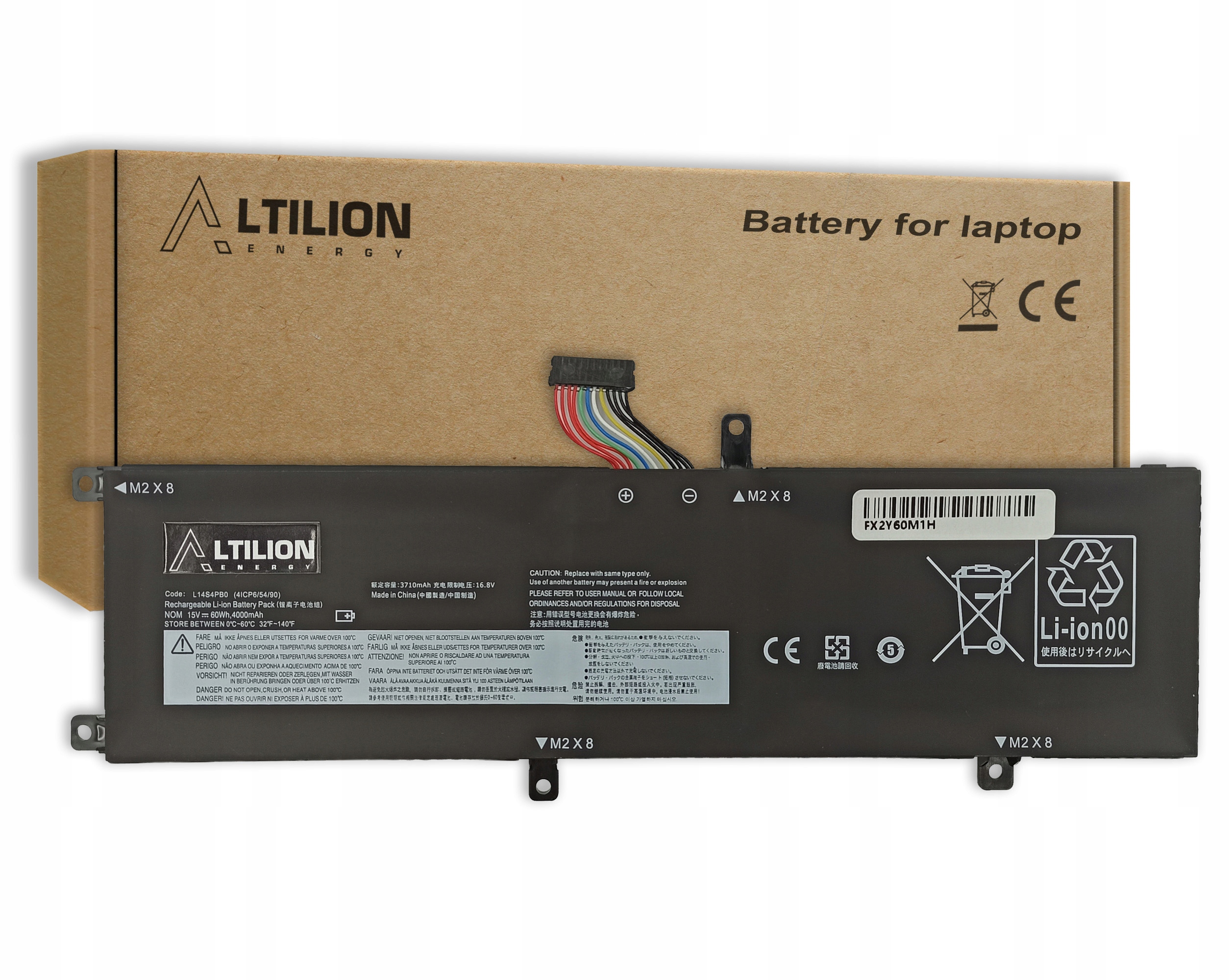 Baterie Altilion Energy L14S4PB0 je kompatibilní s modelem Lenovo