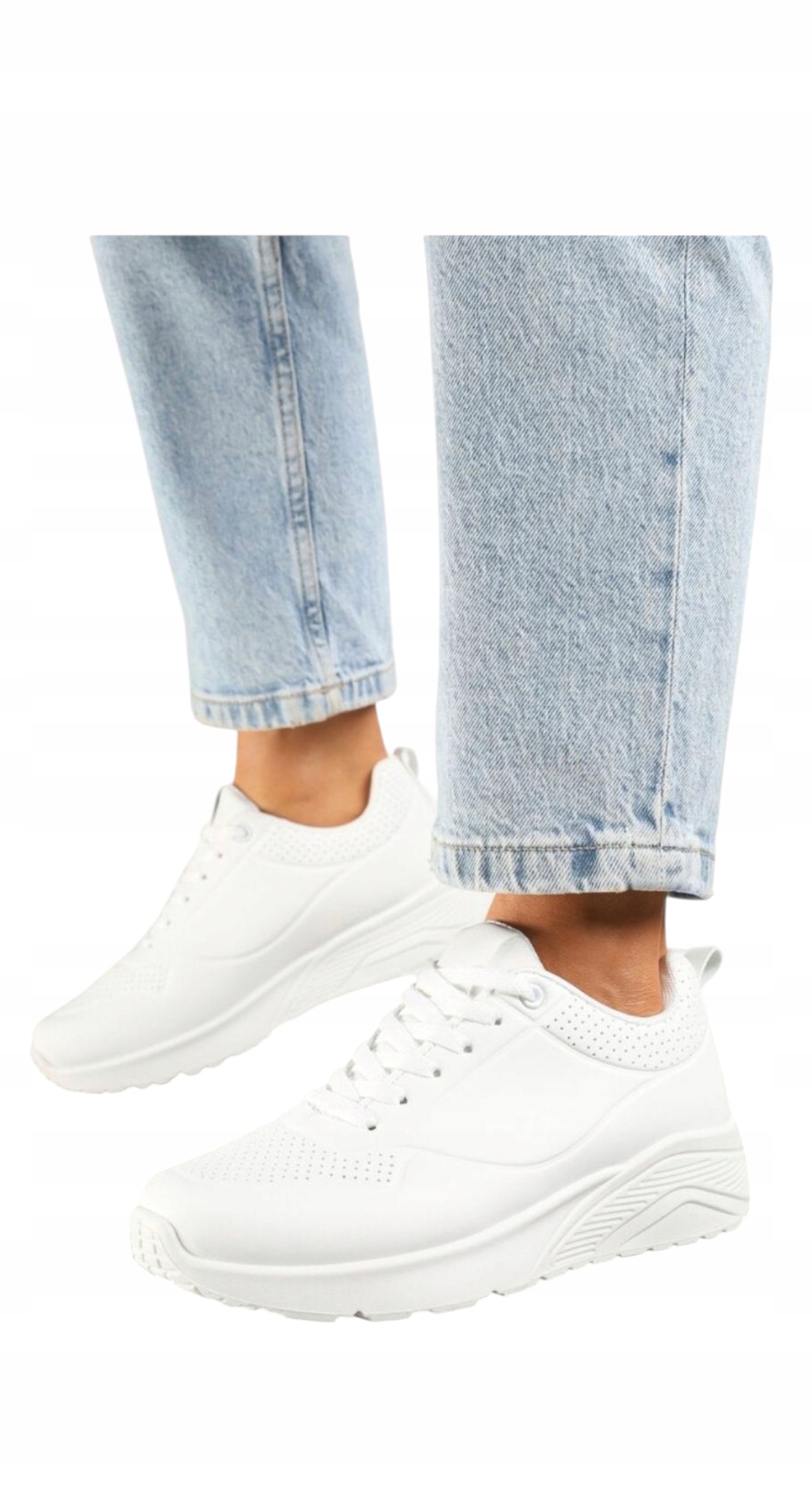 Damskie Buty Sneakersy Air.max Sportowe Adidasy Seastar Lekkie Białe 36