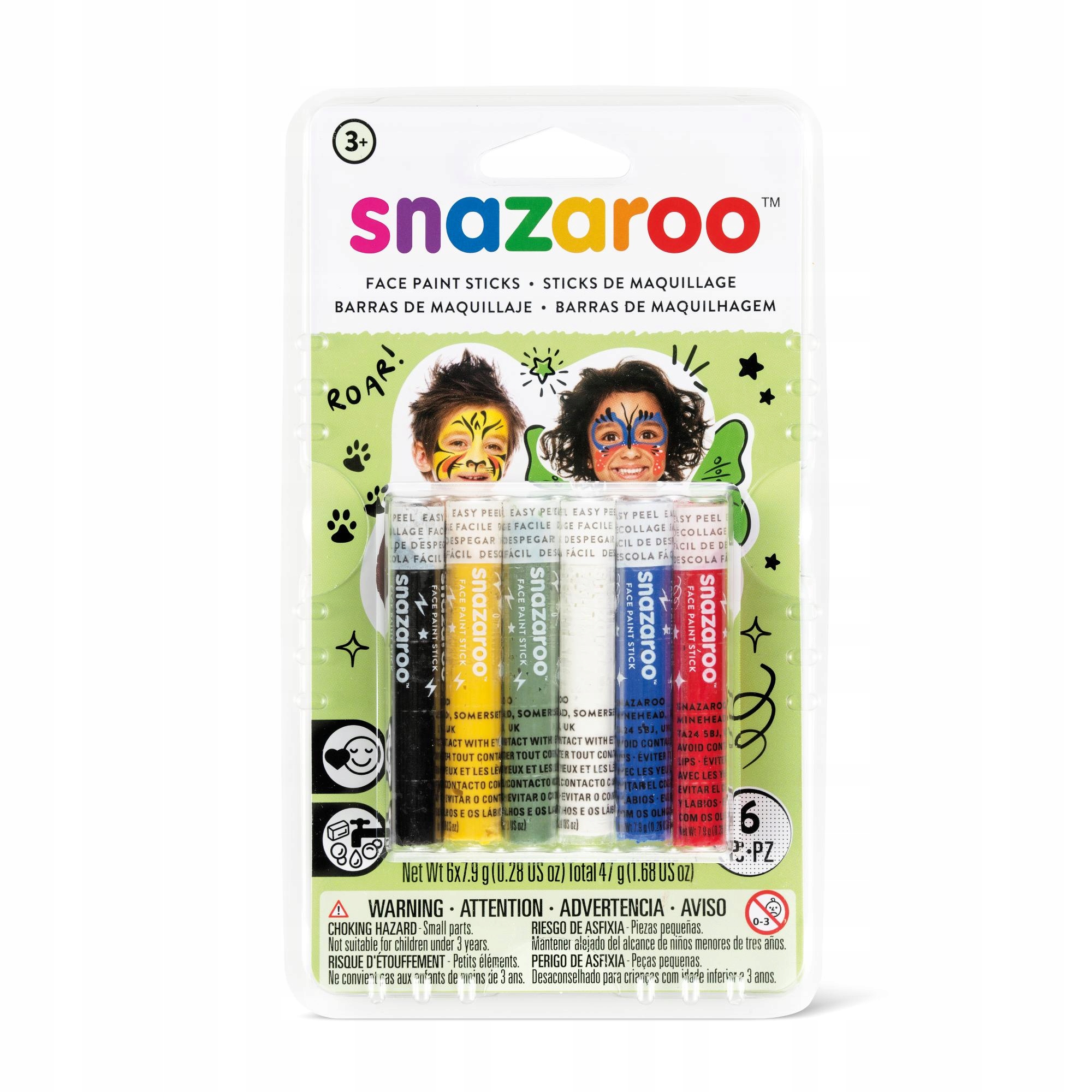 

Snazaroo Kredki do Malowania Twarzy: Rainbow